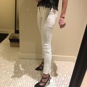 AG Low Rise Cigarette Ankle Jeans